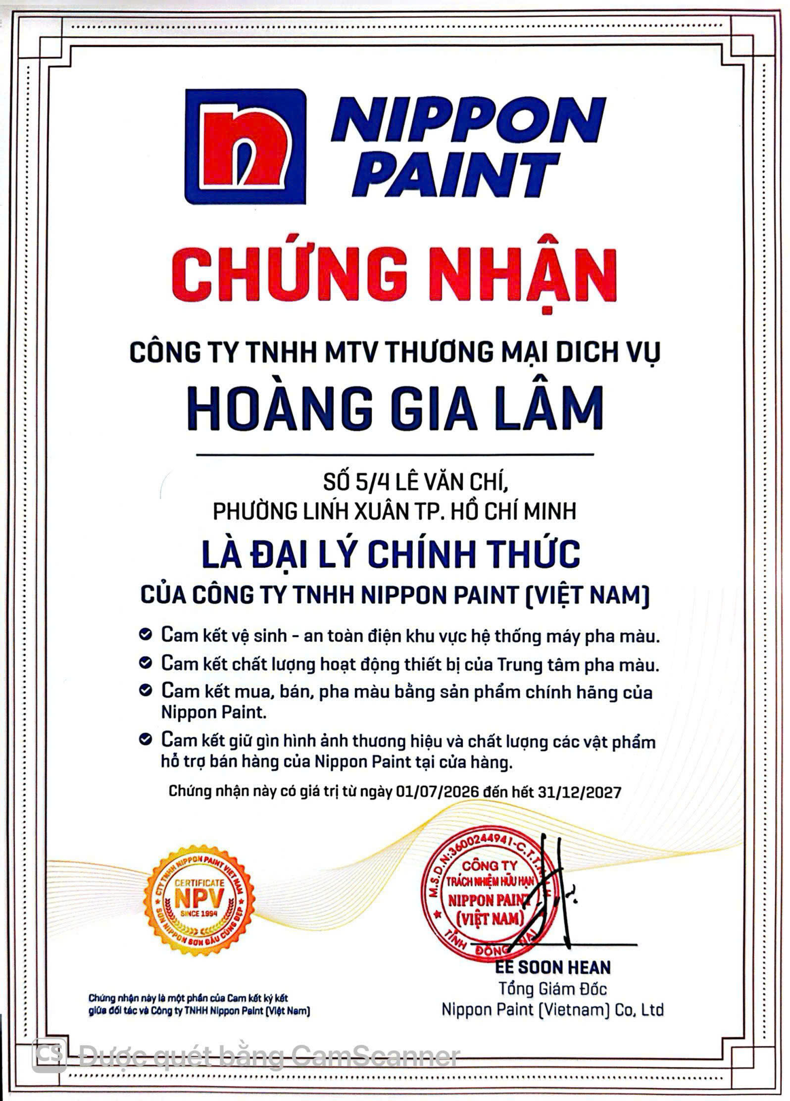 Hoàng Gia Lâm - Khẳng định vị thế nhà cung cấp  giải pháp sơn và hóa chất xây dựng